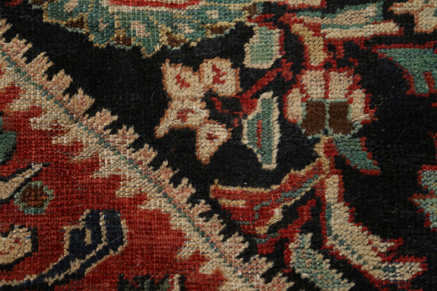 Antique Vegetable Dye Mahal Persian Large Rug 10x17