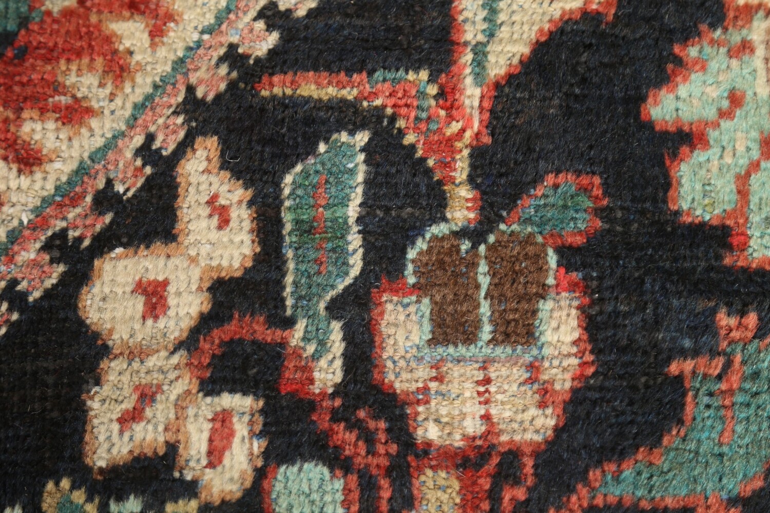 Antique Vegetable Dye Mahal Persian Large Rug 10x17
