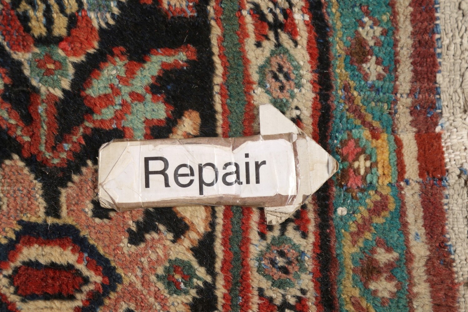 Antique Vegetable Dye Mahal Persian Large Rug 10x17