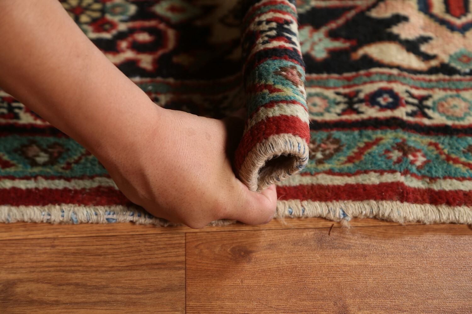 Antique Vegetable Dye Mahal Persian Large Rug 10x17