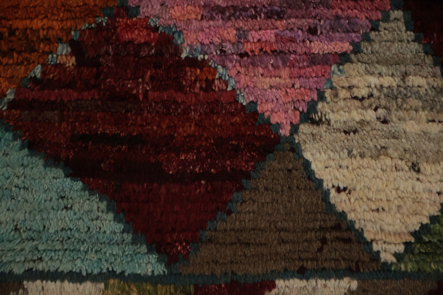 Bold Multicolor Moroccan Area Rug 7x10 to Brighten Up Any Room