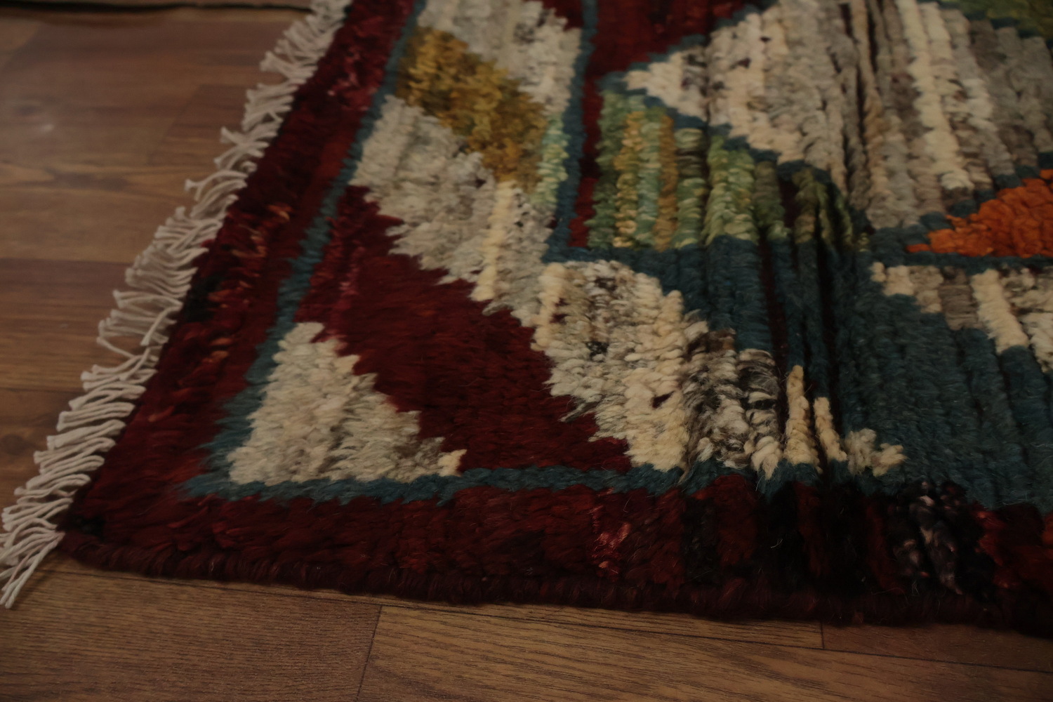 Bold Multicolor Moroccan Area Rug 7x10 to Brighten Up Any Room