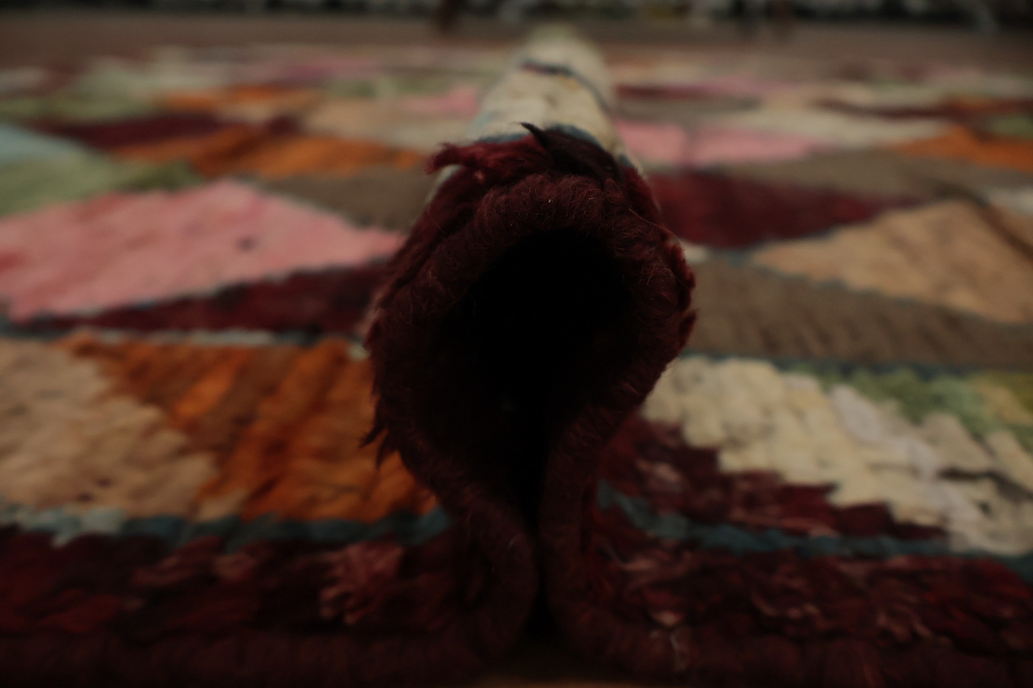 Bold Multicolor Moroccan Area Rug 7x10 to Brighten Up Any Room