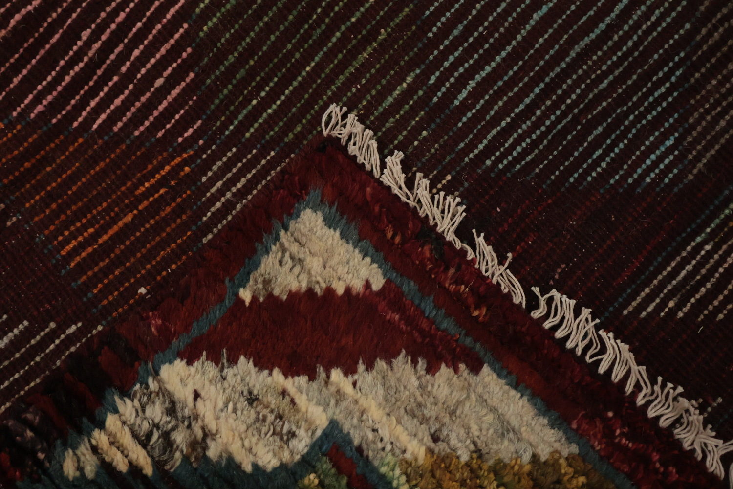 Bold Multicolor Moroccan Area Rug 7x10 to Brighten Up Any Room
