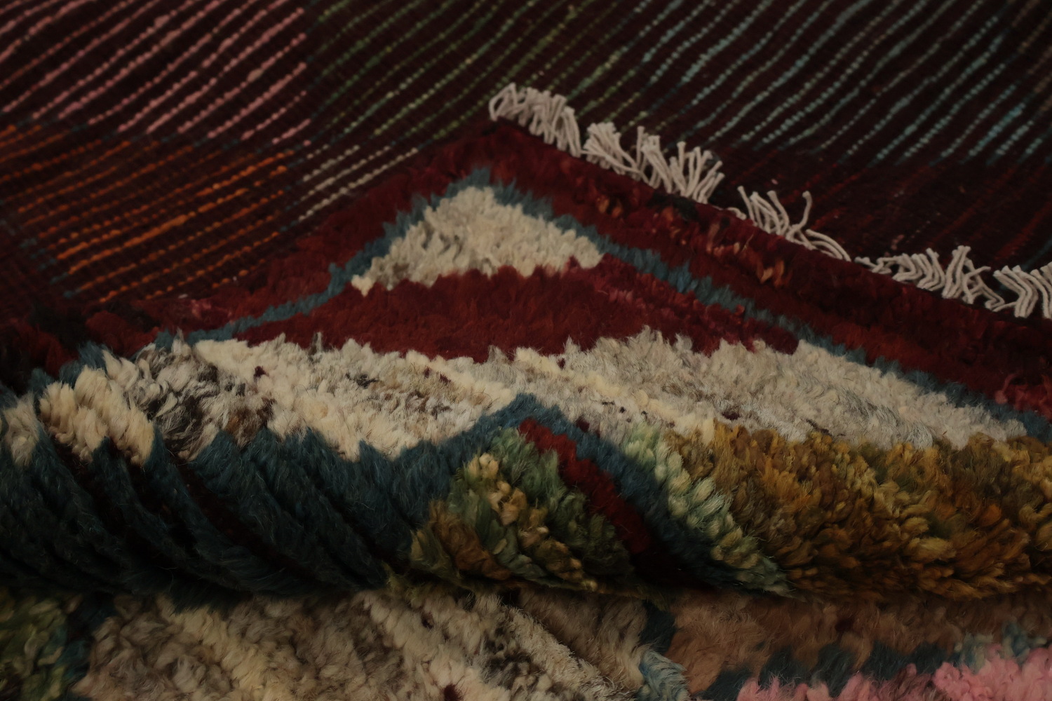 Bold Multicolor Moroccan Area Rug 7x10 to Brighten Up Any Room