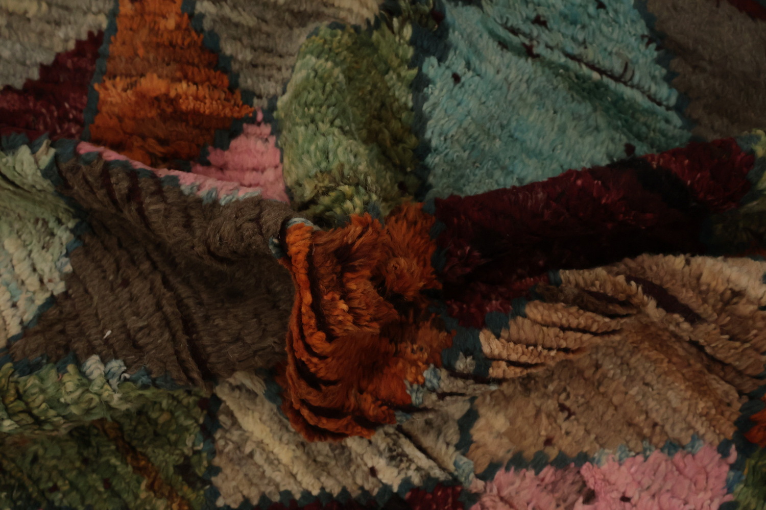 Bold Multicolor Moroccan Area Rug 7x10 to Brighten Up Any Room