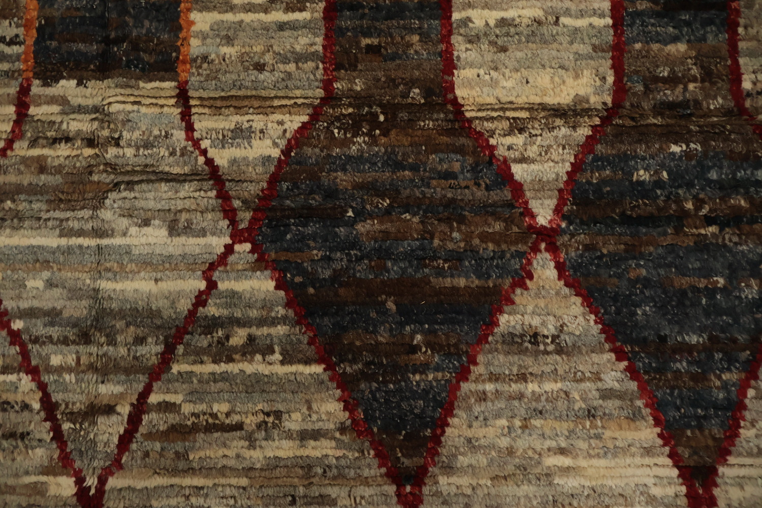 Rustic Elegance Warm Tones Moroccan Oriental Area Rug 7x10
