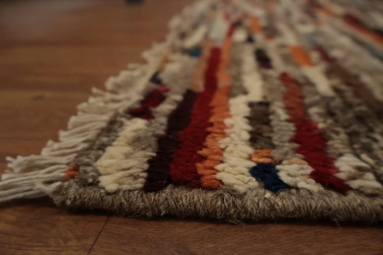 Rustic Elegance Warm Tones Moroccan Oriental Area Rug 7x10