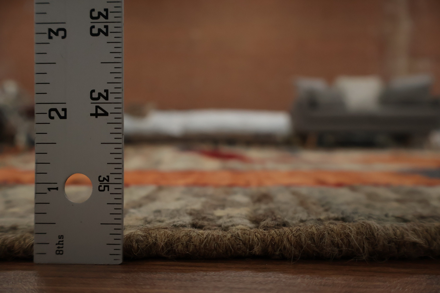 Rustic Elegance Warm Tones Moroccan Oriental Area Rug 7x10
