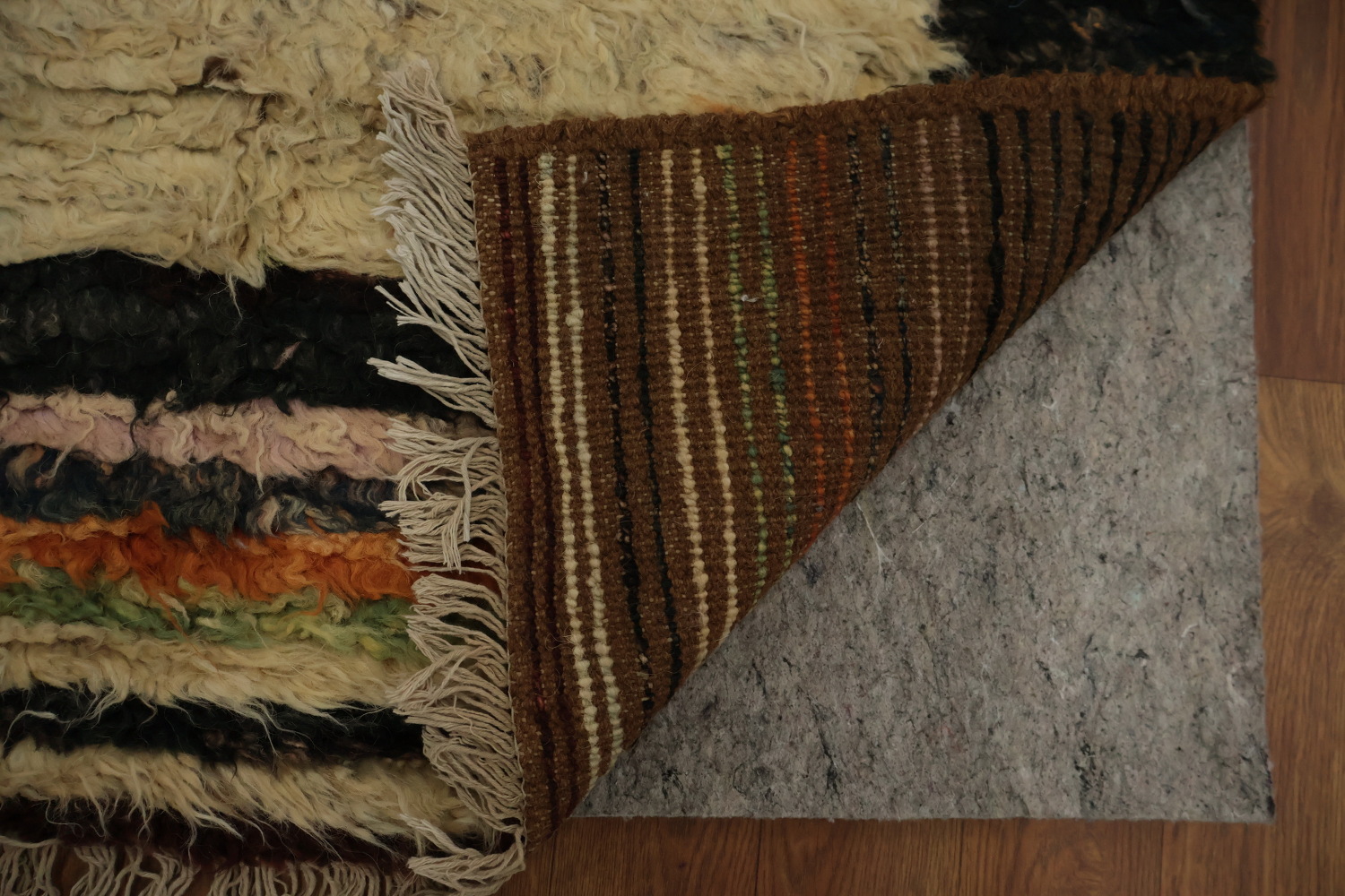 Artisanal Wool Moroccan Area Rug 9x12 to Brighten Your Space