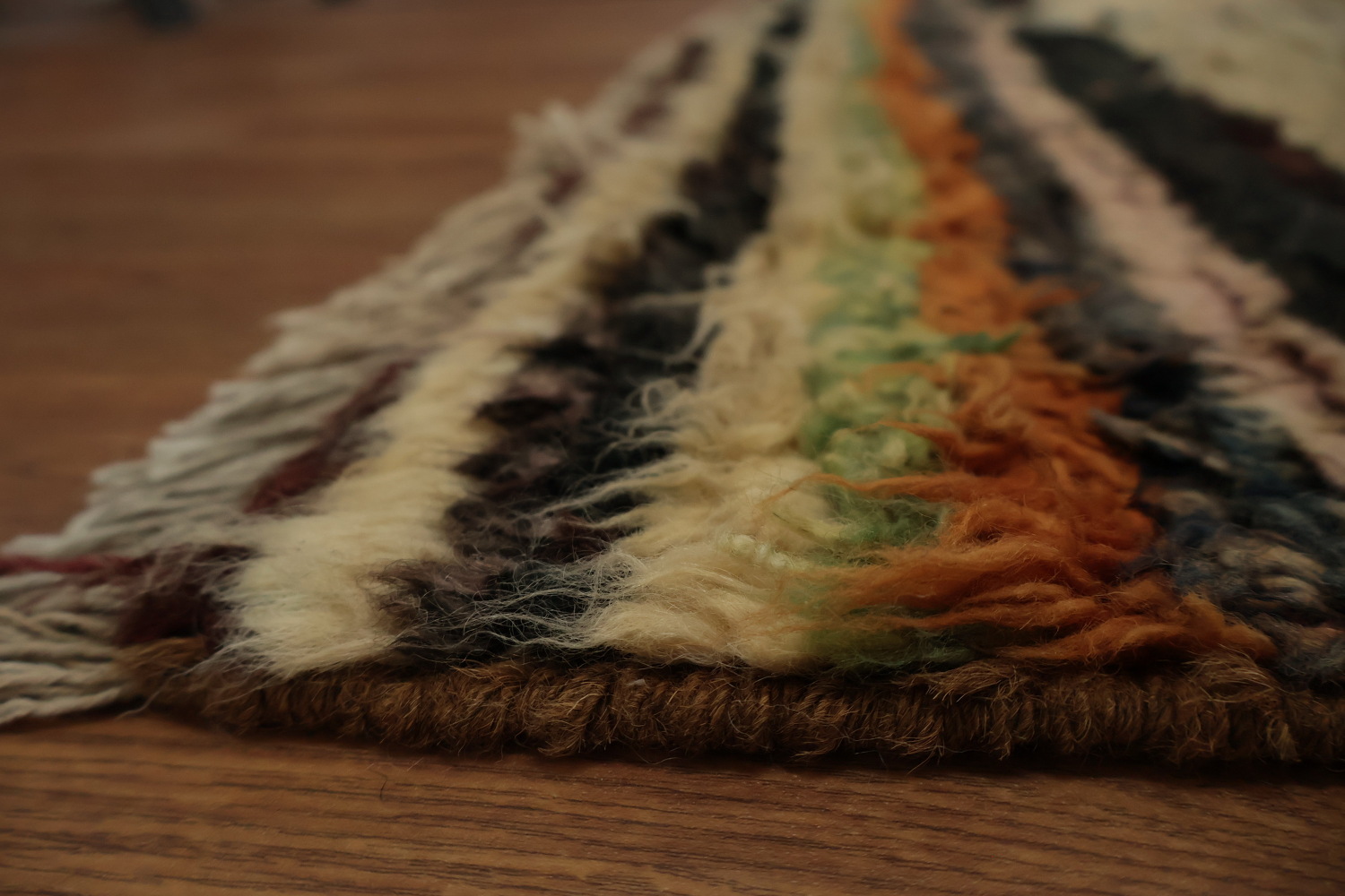 Artisanal Wool Moroccan Area Rug 9x12 to Brighten Your Space