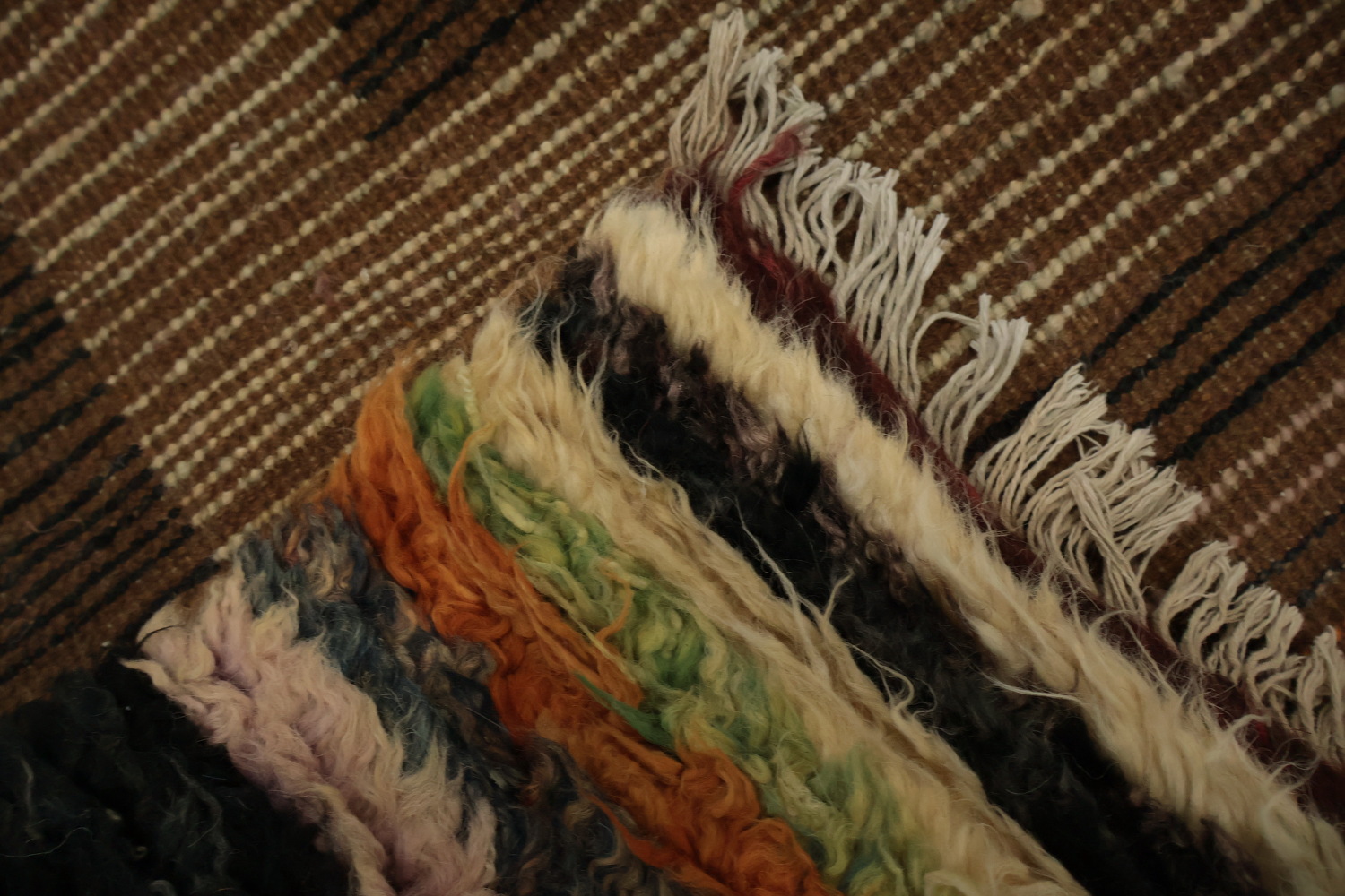 Artisanal Wool Moroccan Area Rug 9x12 to Brighten Your Space