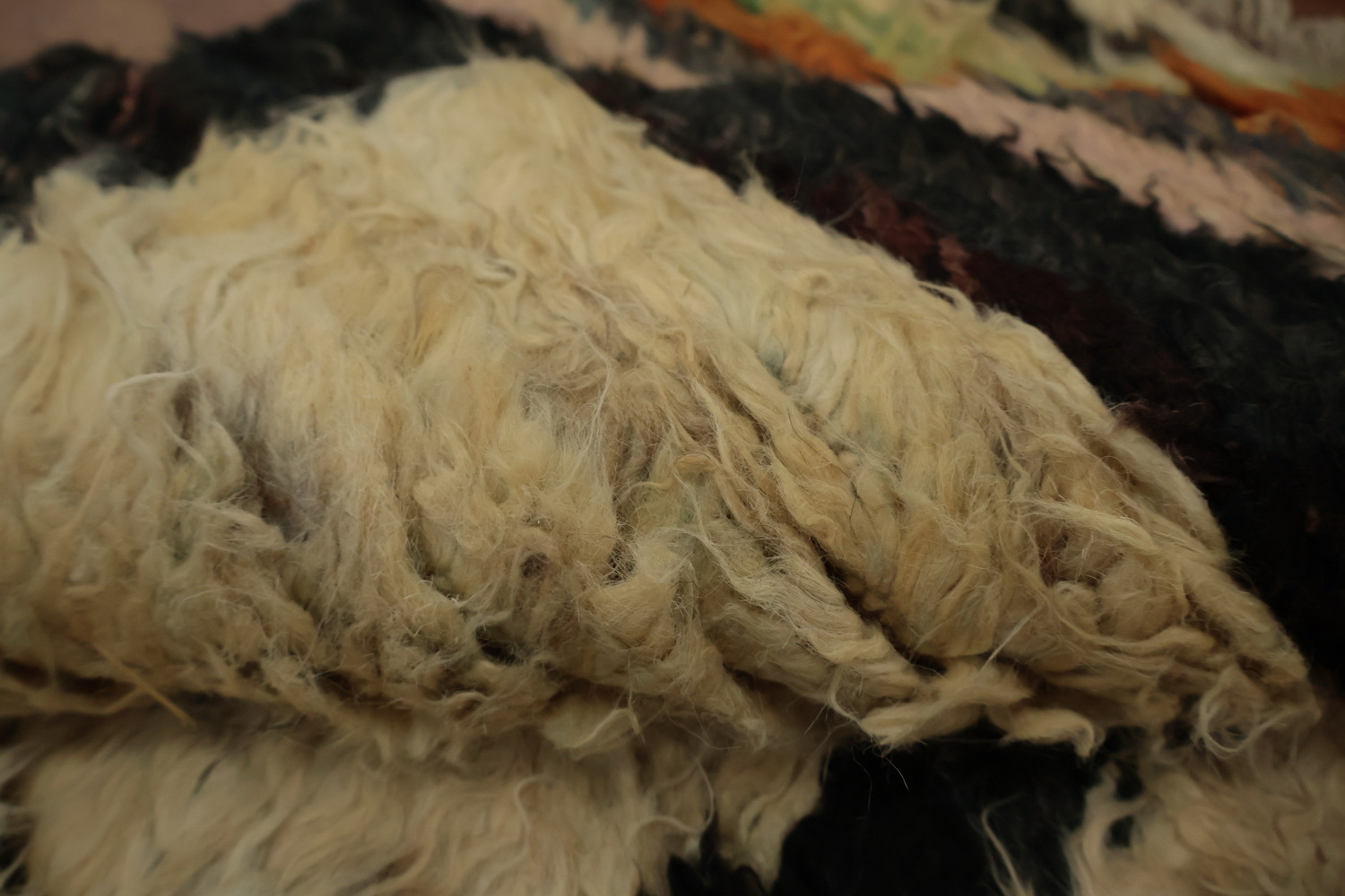 Artisanal Wool Moroccan Area Rug 9x12 to Brighten Your Space