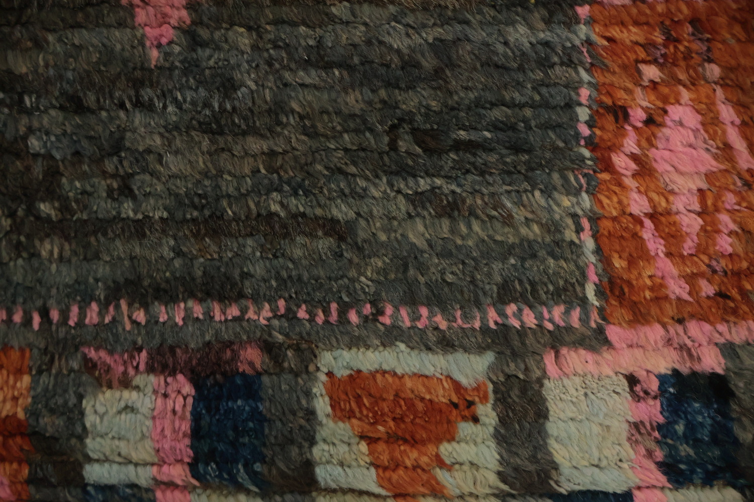 Eclectic Moroccan Area Rug 7x10 with Rich Colors and Tribal Influences