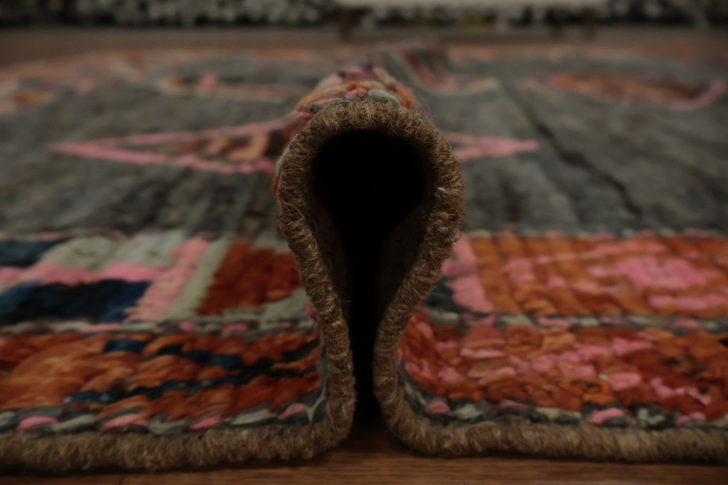 Eclectic Moroccan Area Rug 7x10 with Rich Colors and Tribal Influences