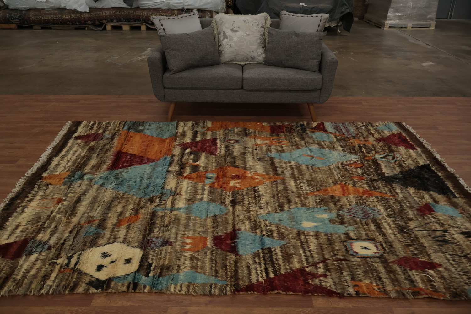 Tribal Moroccan Berber Area Rug 7x10