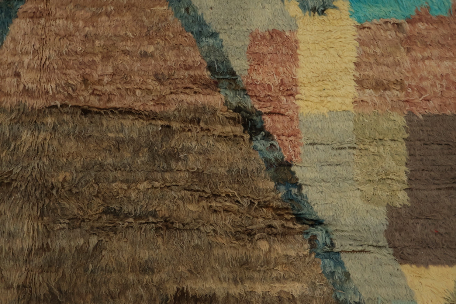 Modern Flair Multicolored Abstract Moroccan Area Rug 7x10
