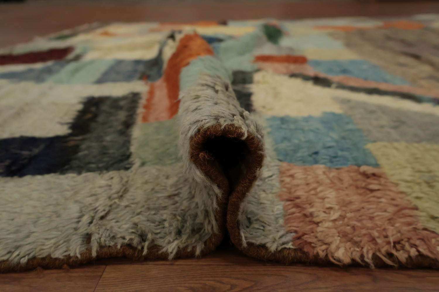 Modern Flair Multicolored Abstract Moroccan Area Rug 7x10