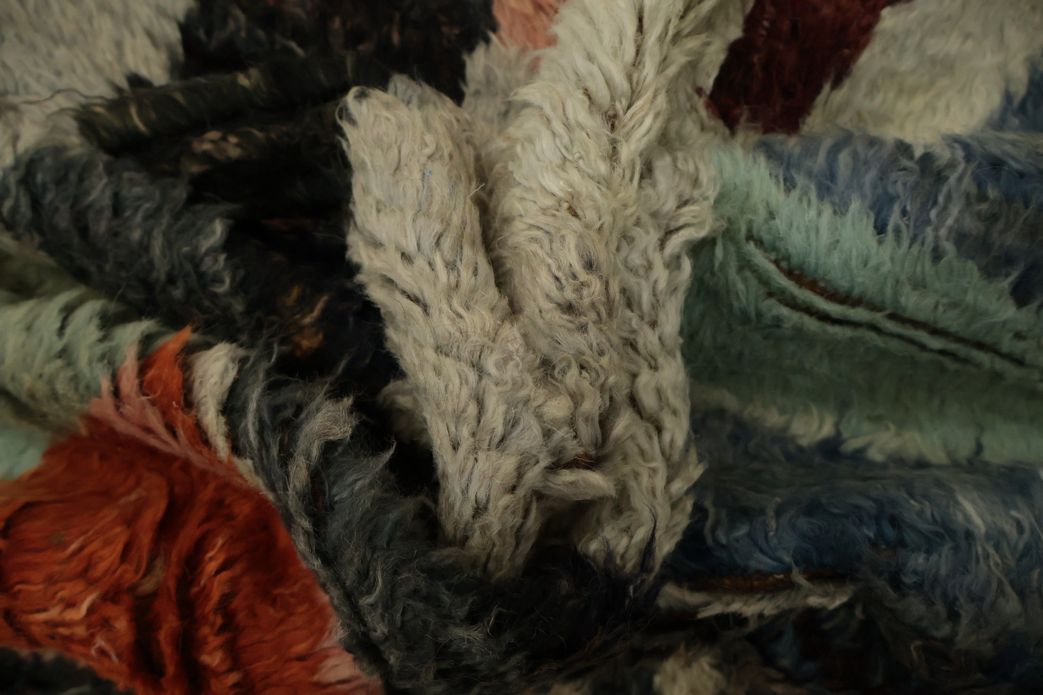 Modern Flair Multicolored Abstract Moroccan Area Rug 7x10