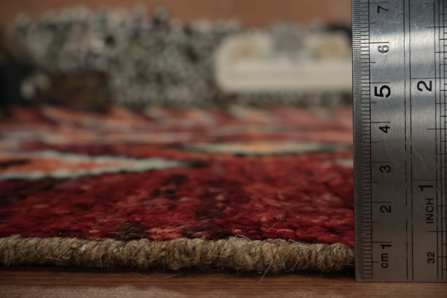 Artfully Designed Diamond Style Moroccan Wool Area Rug 7x10