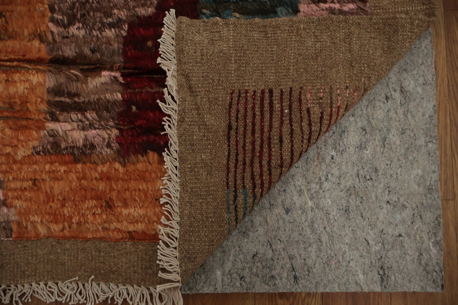 Bold Style Multicolored Geometric Moroccan Area Rug 6x8
