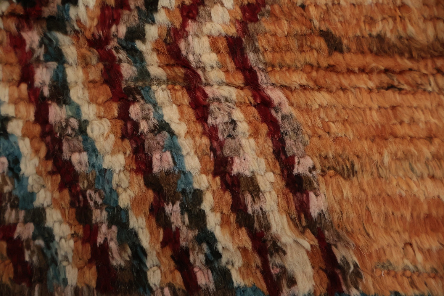 Bold Style Multicolored Geometric Moroccan Area Rug 6x8