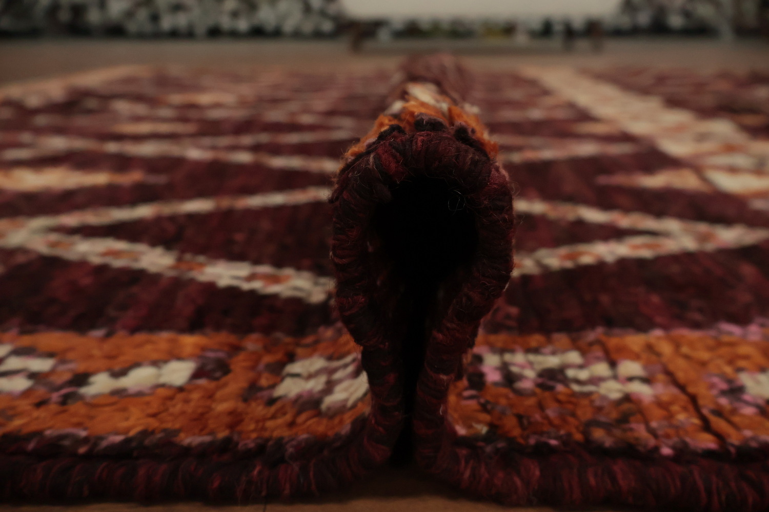 Elegant Moroccan Area Rug 7x10 with Intricate Geometric Patterns