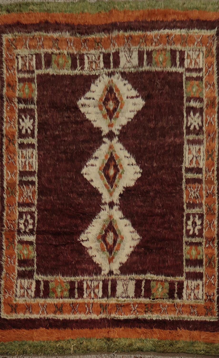 Tribal Berber Moroccan Oriental Area Rug 7x10