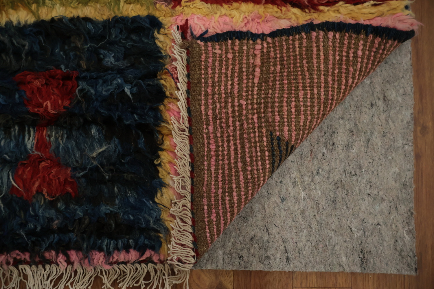Checkered Moroccan Berber Area Rug 6x10