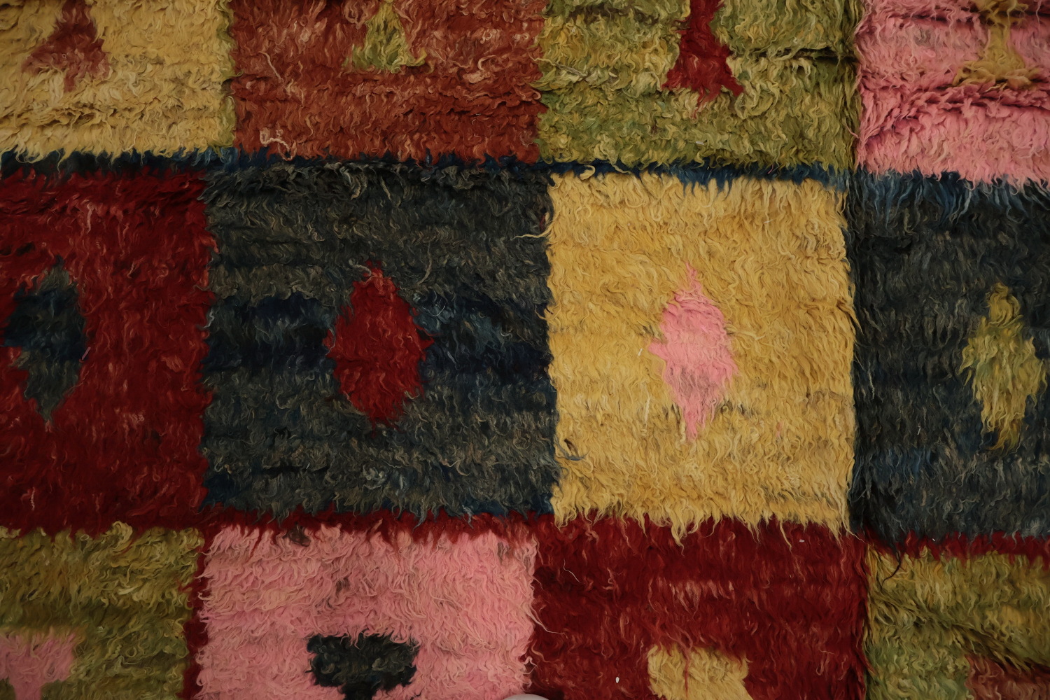 Checkered Moroccan Berber Area Rug 6x10