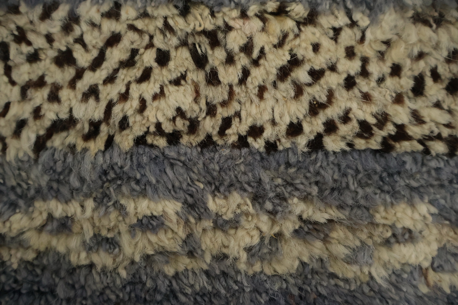 Striped Wool Moroccan Area Rug 6x8