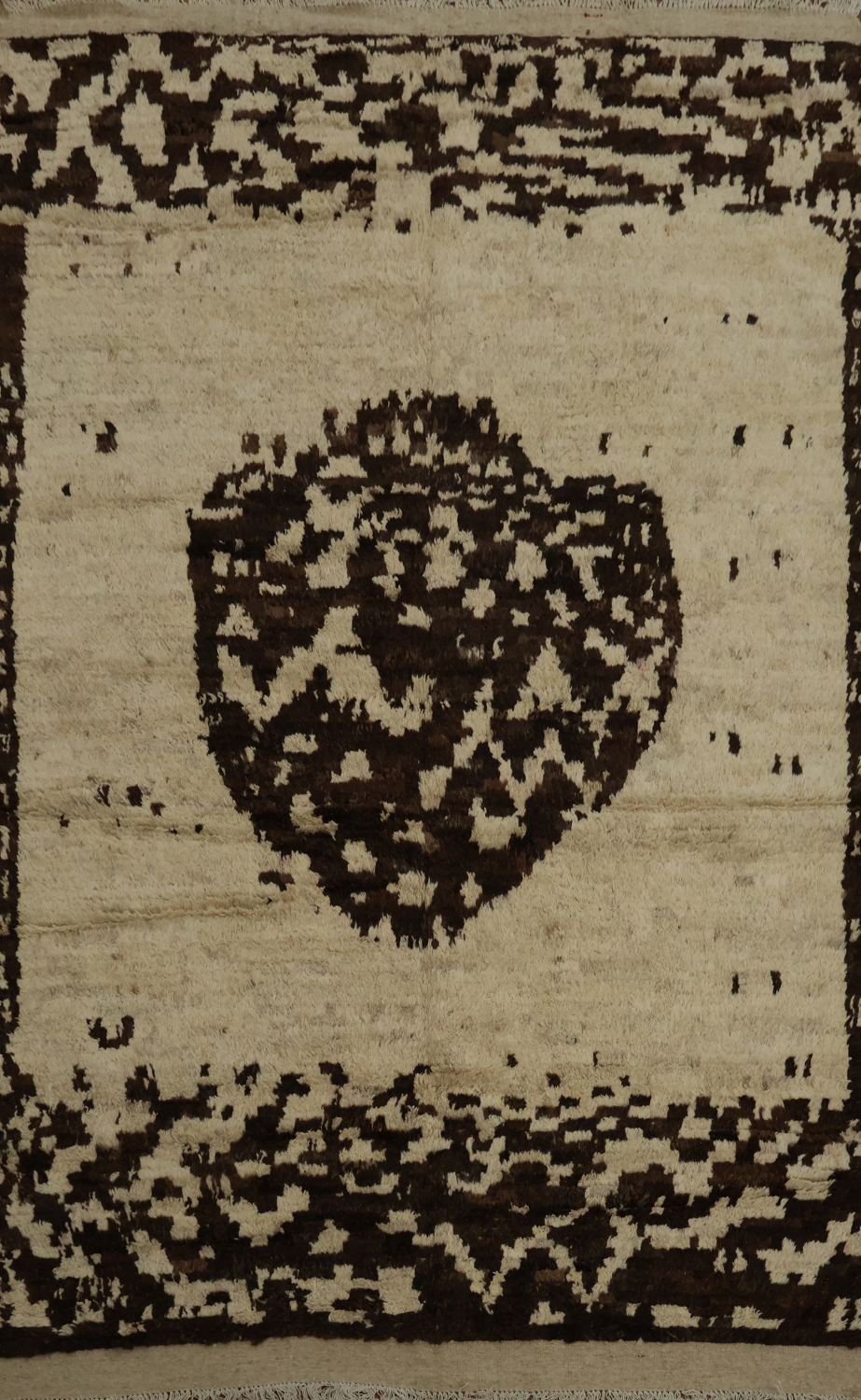 Cultural Flair Authentic Earth-Toned Moroccan Area Rug 6x8