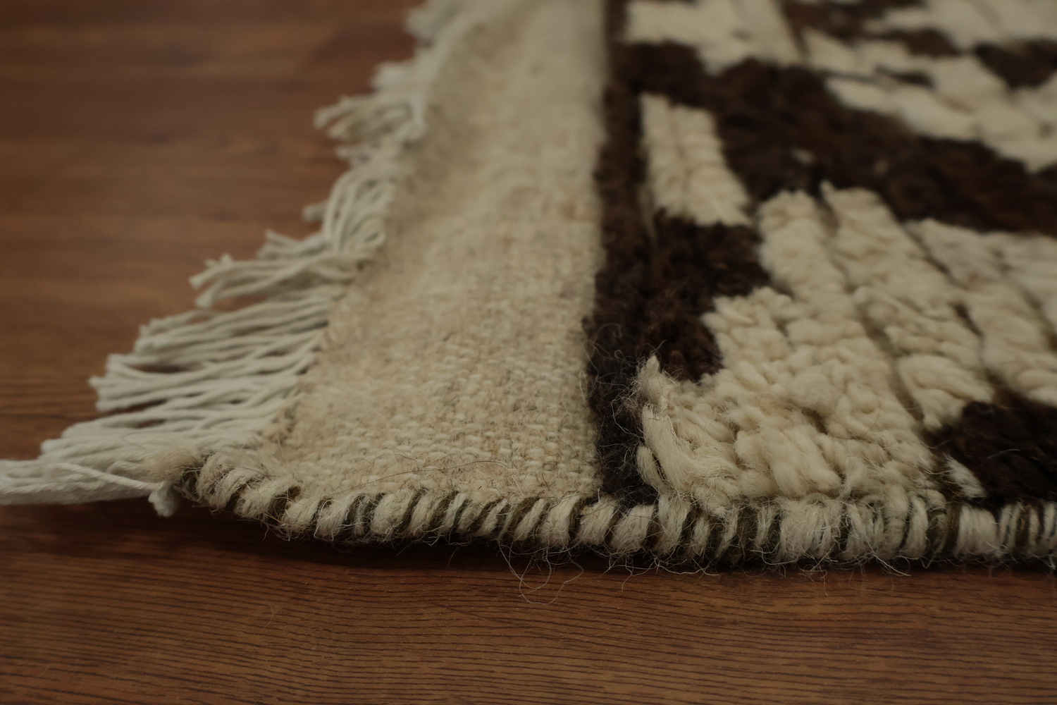 Cultural Flair Authentic Earth-Toned Moroccan Area Rug 6x8
