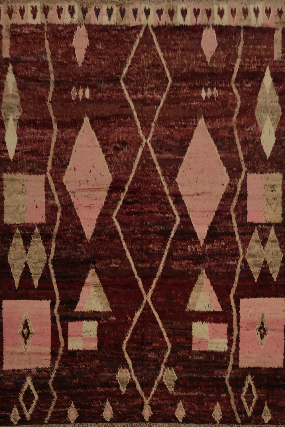 Bohemian Moroccan Area Rug 9x12 Perfect for Cozy Living Spaces