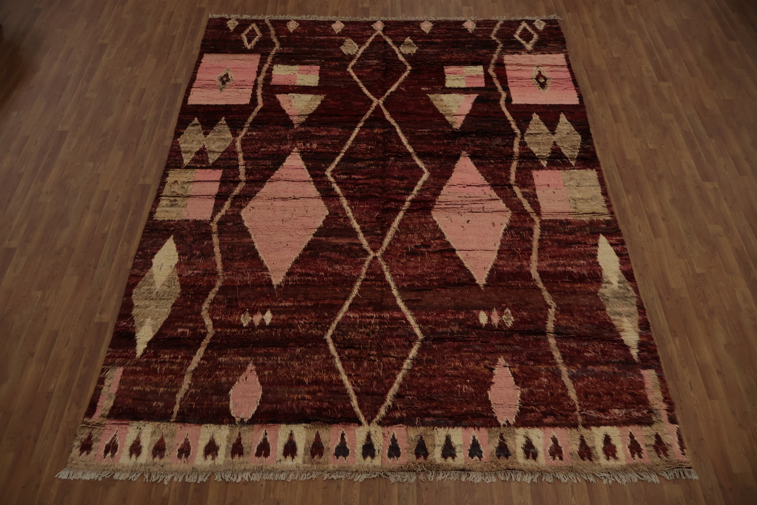Bohemian Moroccan Area Rug 9x12 Perfect for Cozy Living Spaces