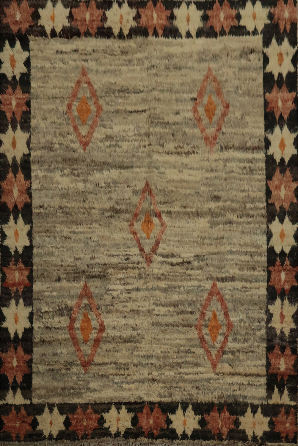 Chic Crafted Wool Moroccan Area Rug 8x10 for Elegant Homes