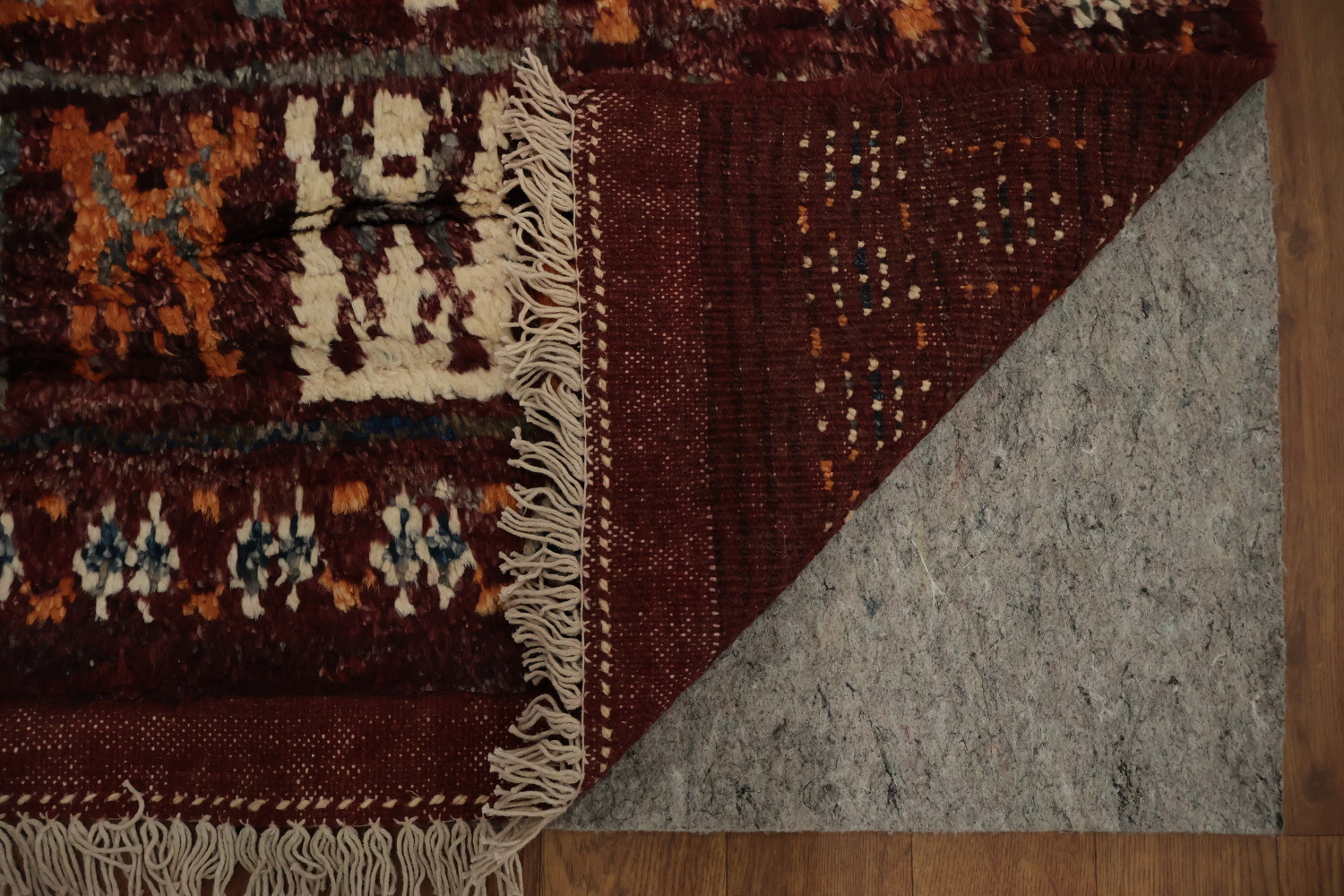 Geometric Moroccan Wool Area Rug 6x8