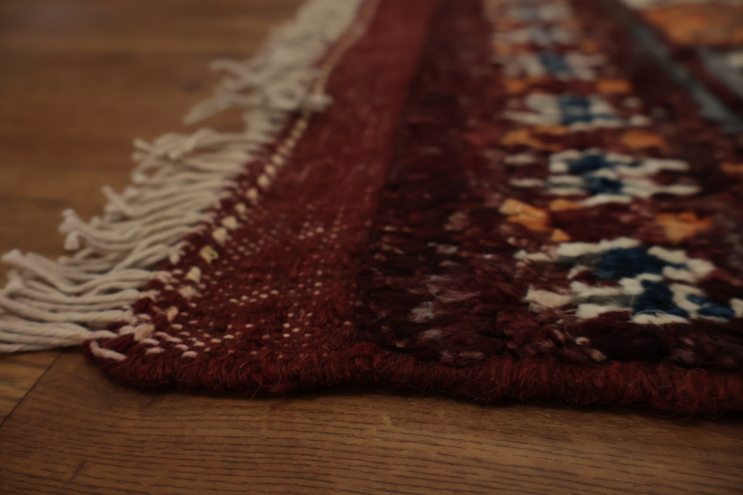 Geometric Moroccan Wool Area Rug 6x8