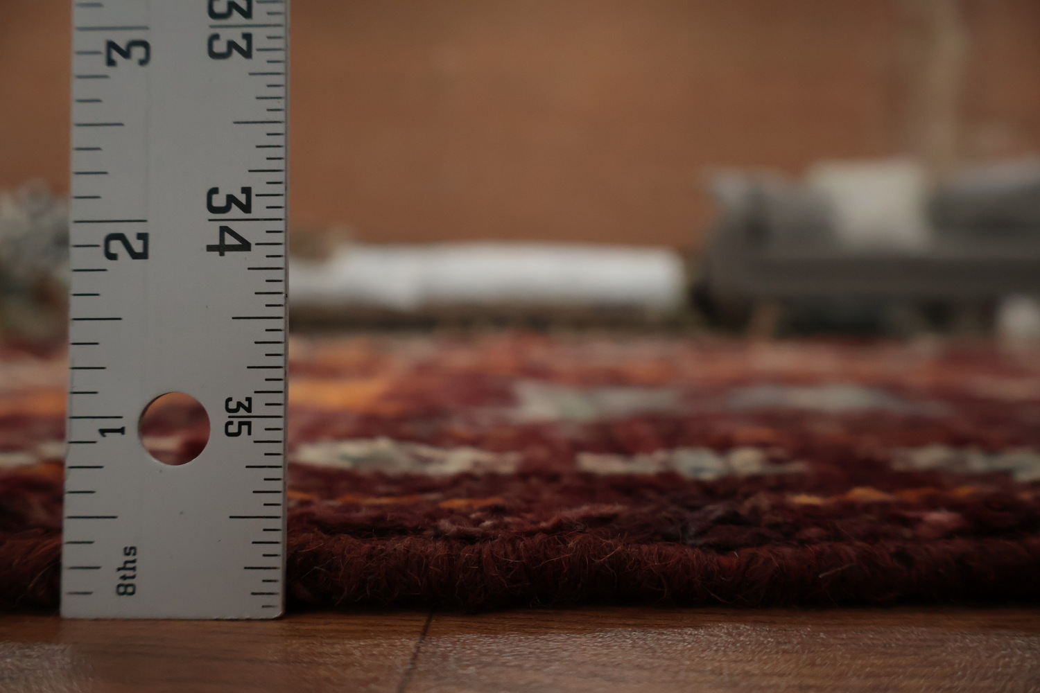 Geometric Moroccan Wool Area Rug 6x8