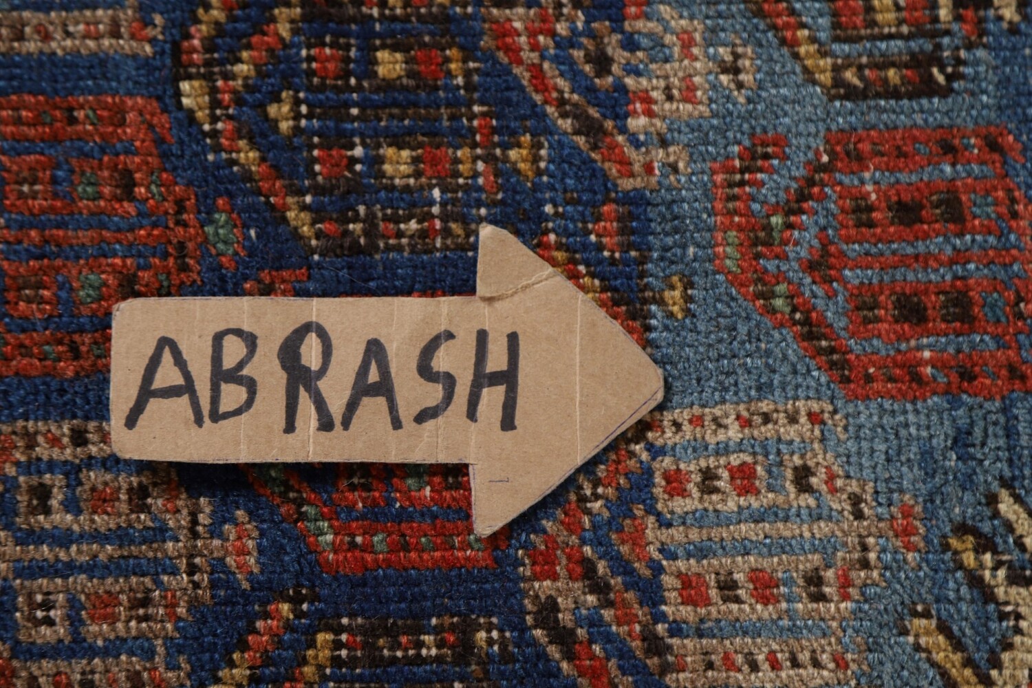Pre-1900 Antique Heriz Bakhshayesh Vegetable Dye Persian Rug 10x15