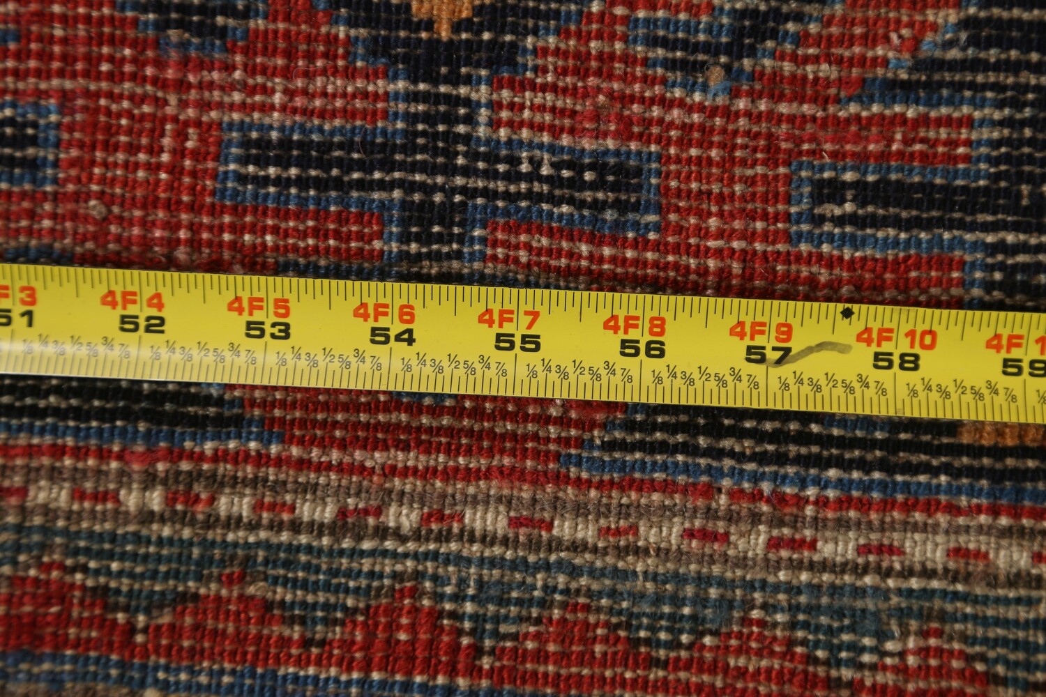 Pre-1900 Antique Caucasian Vegetable Dye Area Rug 4x6