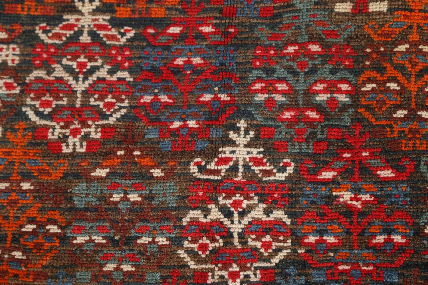 Pre-1900 Antique Kazak Vegetable Dye Oriental Rug 4x7