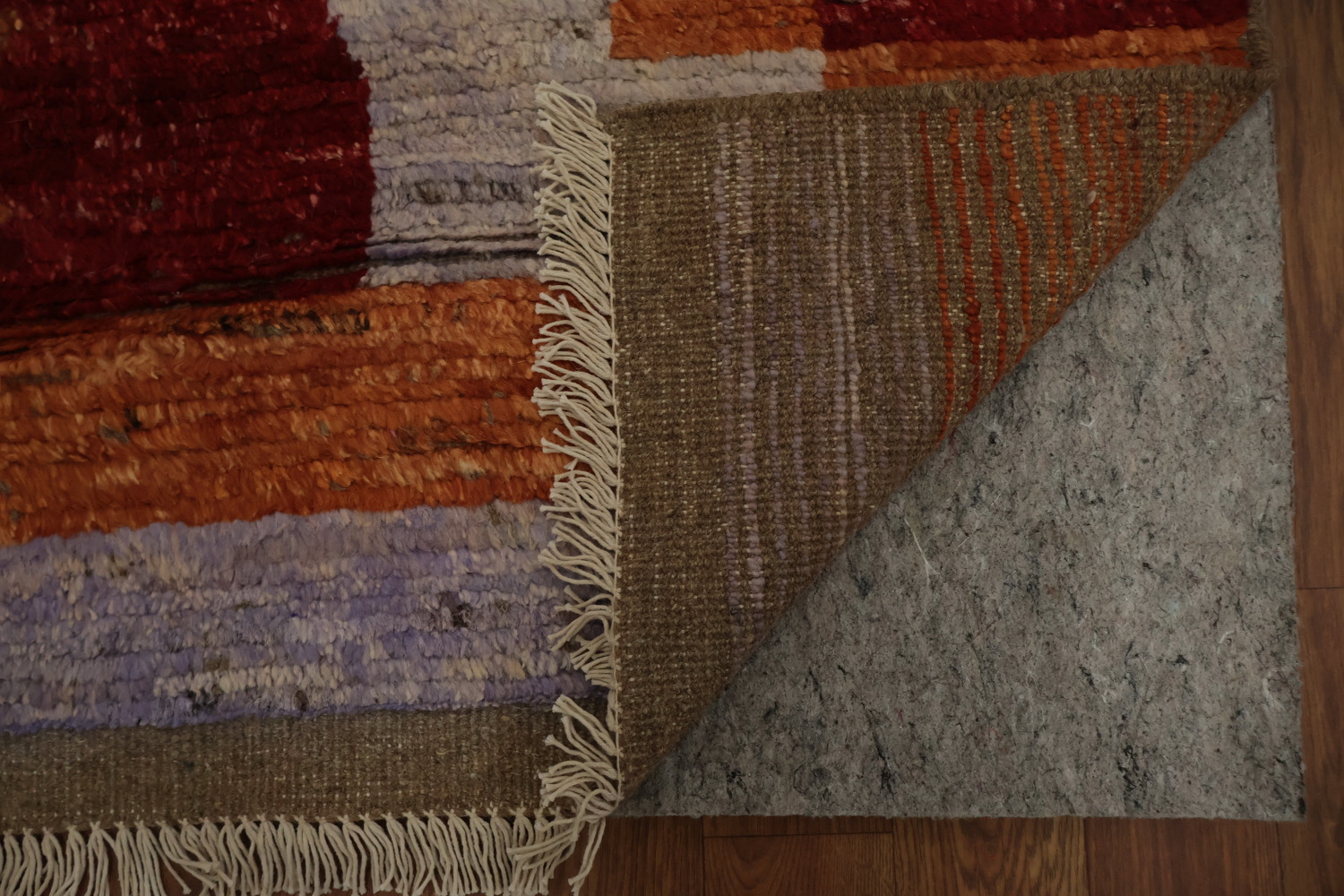 Vibrant Pattern and Earthy Colors Moroccan Area Rug 8x10