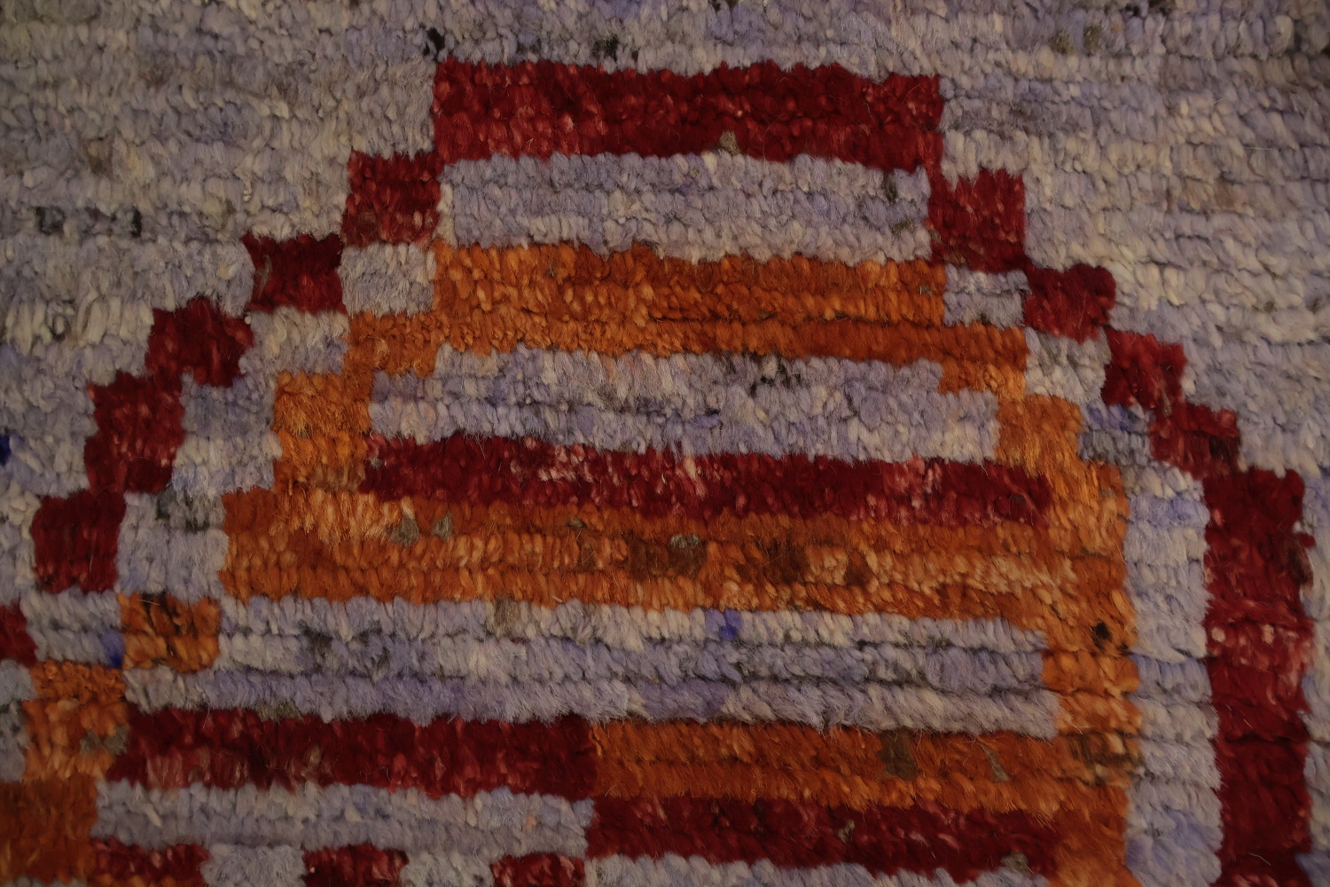 Vibrant Pattern and Earthy Colors Moroccan Area Rug 8x10