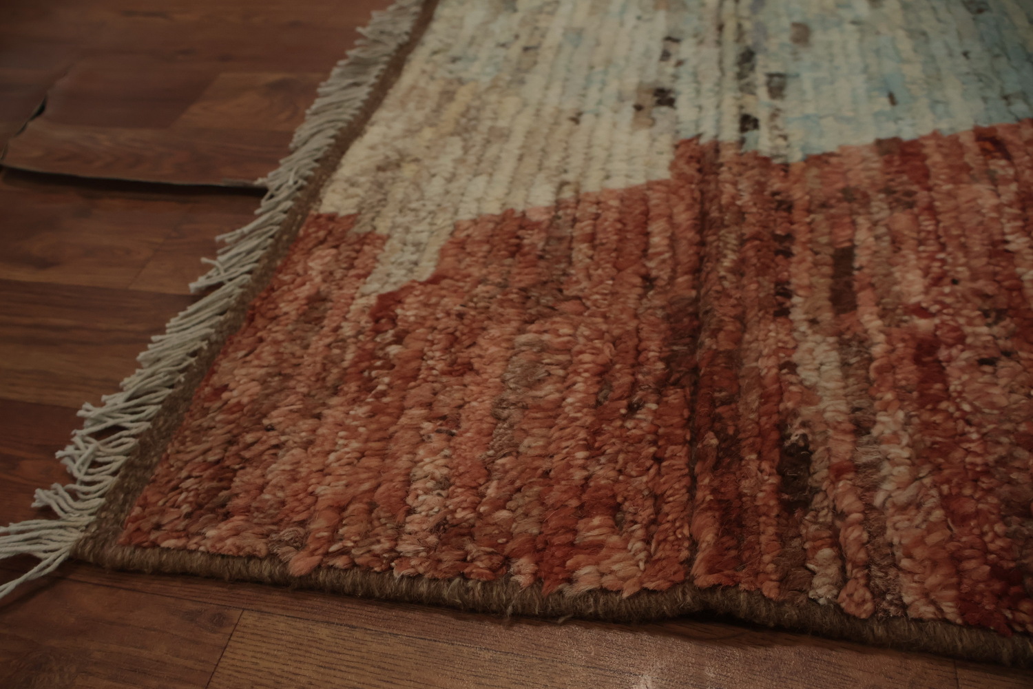 Geometric Moroccan Wool Area Rug 6x10