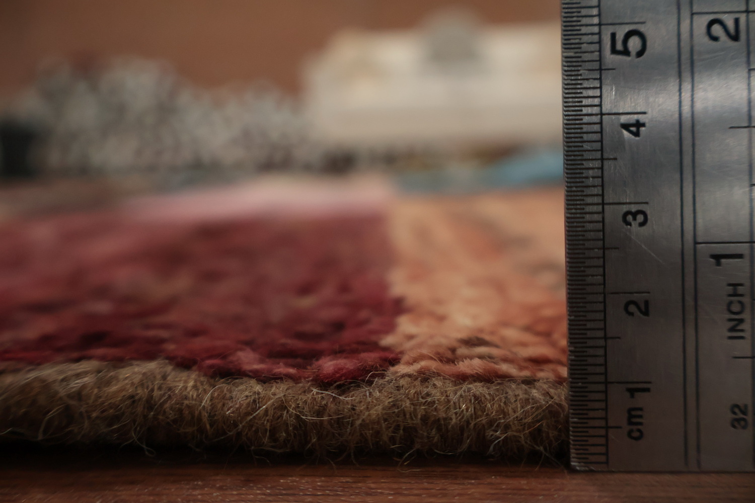 Geometric Moroccan Wool Area Rug 6x10