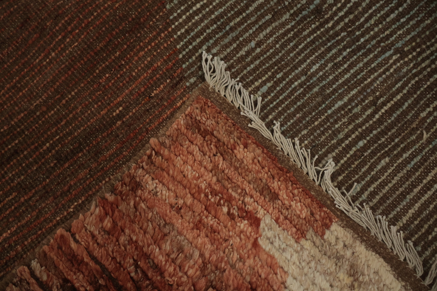 Geometric Moroccan Wool Area Rug 6x10