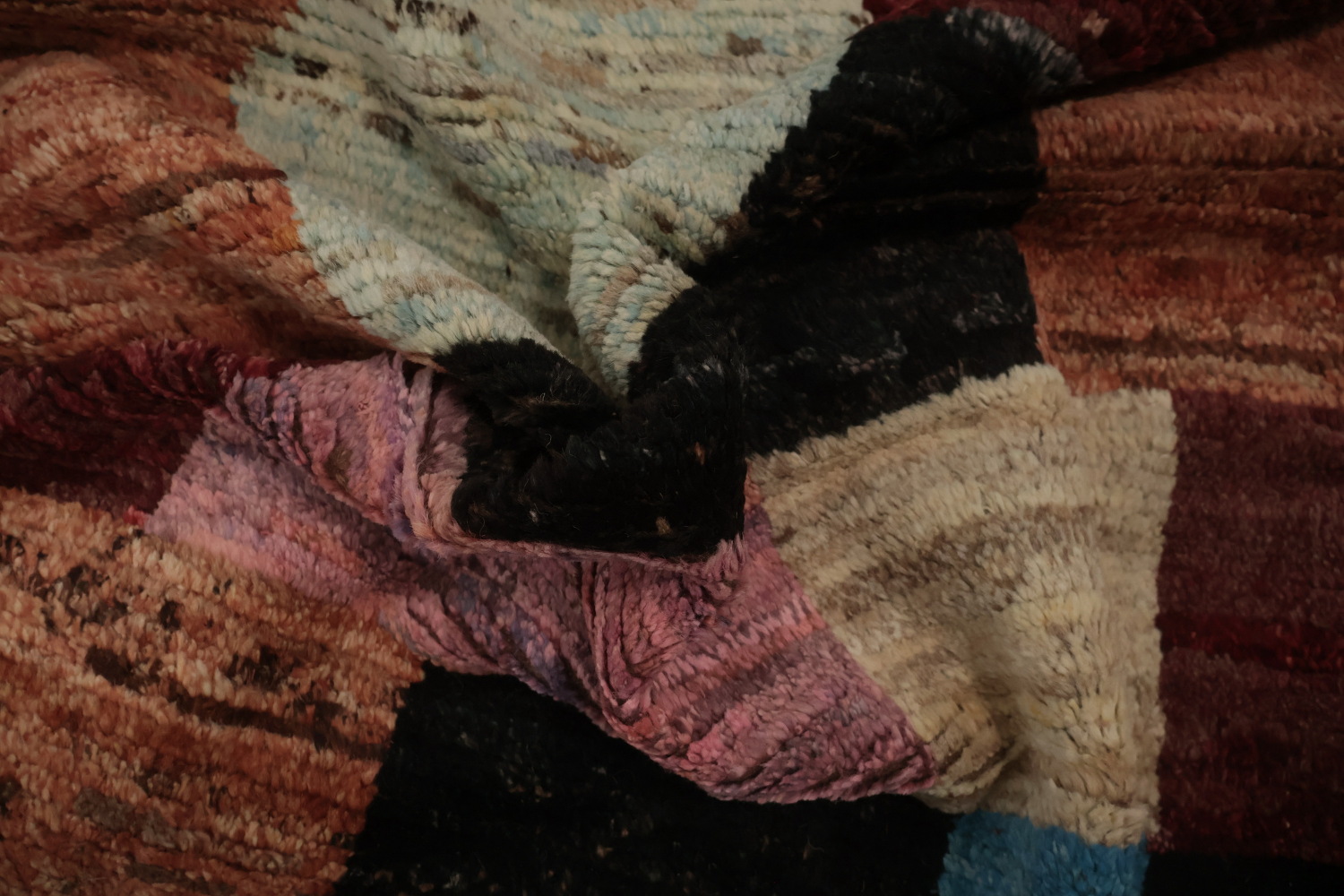 Geometric Moroccan Wool Area Rug 6x10