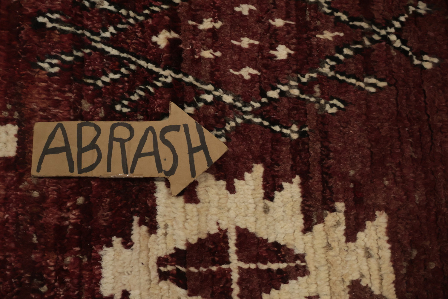 Artisanal Moroccan Wool Area Rug 6x10 in Rich Earthy Tones