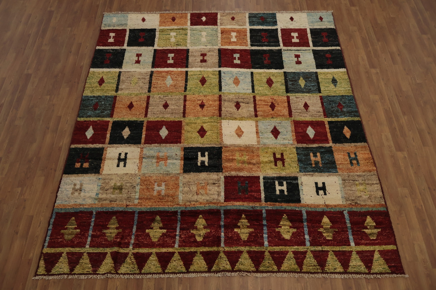 Southwest Mosaic Moroccan Area Rug 8x10 Style & Warm Earthy Tones